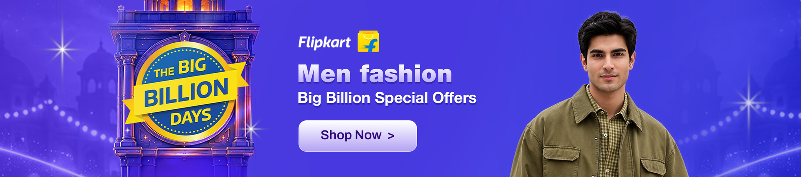 Flipkart Big Billion Days Sale Offers & Deals on Men's Fashion