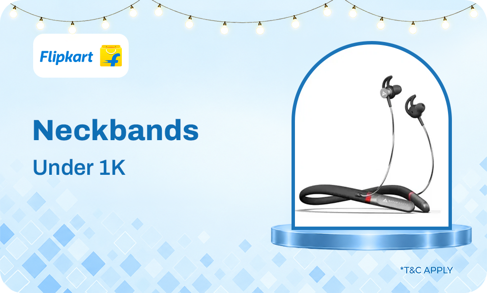 Buy Bluetooth Neckbands Under Rs.1000