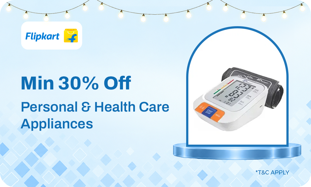 Min 30% Off On Personal & Health Care Appliances Buy Electric Ear Cleaners,Heating Pads & More