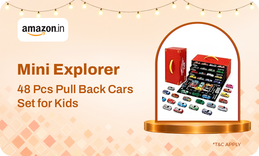 MiniExplorer 48 Pcs Pull Back Cars