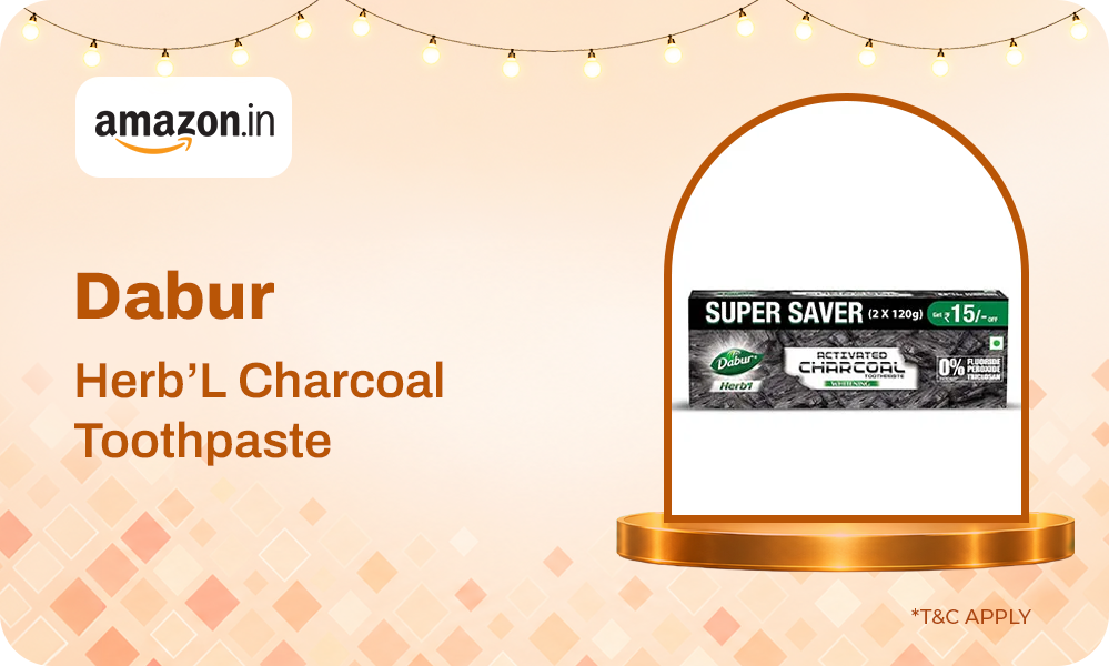 DABUR Herb'L Activated Charcoal Toothpaste