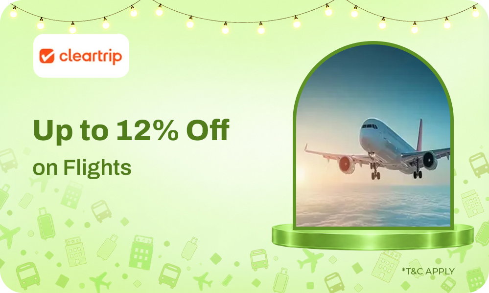 Flights @ Upto 12% OFF With Axis Card