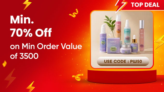 Flat 50% OFF On A Minimum Purchase of ₹3,500