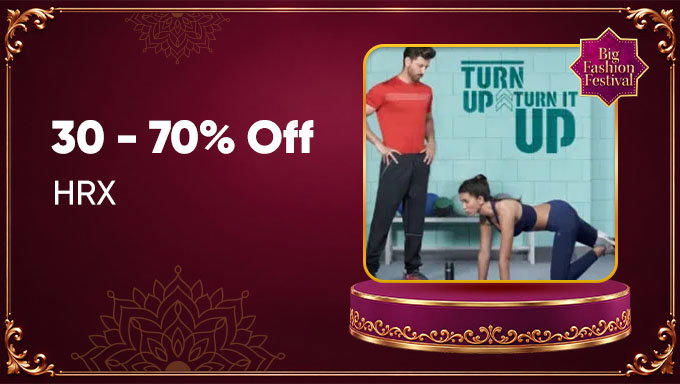 HRX Activewear | 30–70% Off on Sports & Fitness Wear