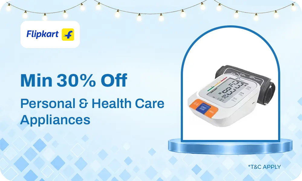 Min 30% Off On Personal & Health Care Appliances Buy Electric Ear Cleaners,Heating Pads & More