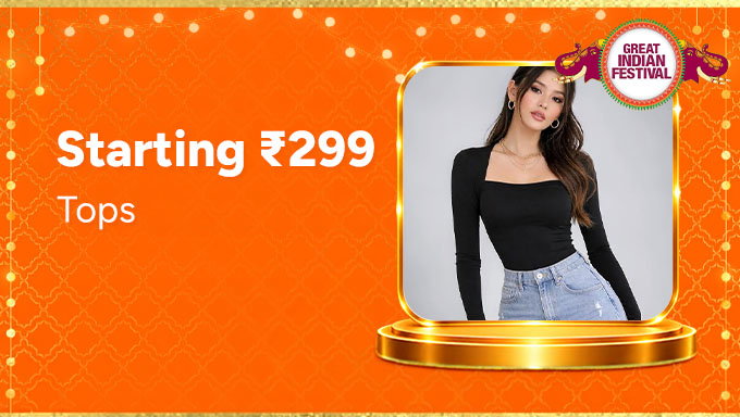 Trendy Tops Starting at ₹299