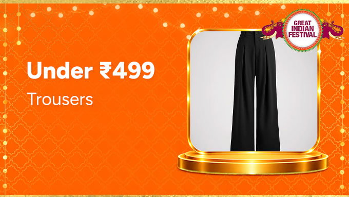 Women's Trousers | Under ₹499 