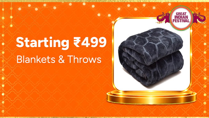 Blankets & Throws | Cozy Picks Starting at ₹499