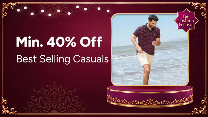 Casual Wear | Minimum 40% OFF on Best-Selling Styles