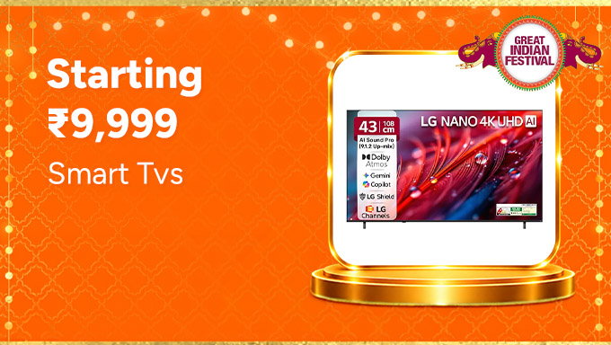 Smart TVs | Latest Models Starting From ₹9,999