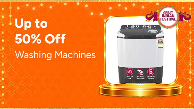 Washing Machines | Powerful Cleaning Up to 50% Off