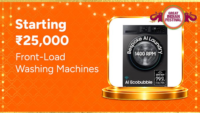 Front-Load Washing Machines | Advanced Models From ₹25,000
