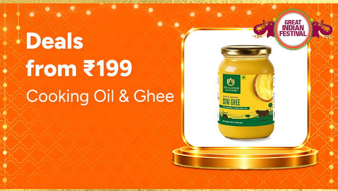 Cooking Oil & Ghee | Quality Picks Starting From ₹199