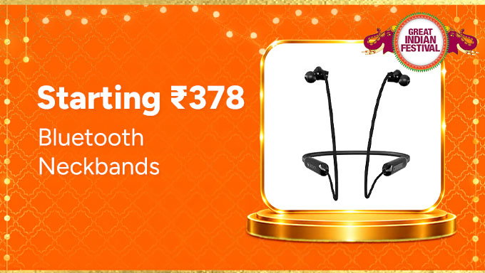 Bluetooth Neckbands | Wireless Audio Starting From ₹378
