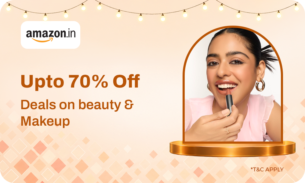 Upto 70% OFF on Beauty & Makeup at Amazon