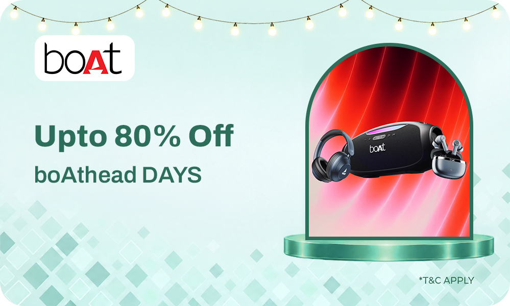 boAt Head Day Sale - Get Upto 80% OFF On Top Audio Gadgets