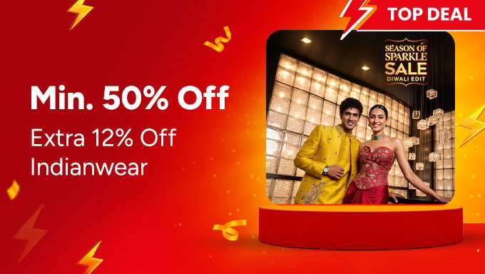 TATA CLiQ Diwali Sale | Min. 50% OFF + Extra 12% OFF Indianwear