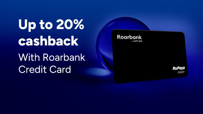 Roarbank Credit Card | Up to 20% Cashback