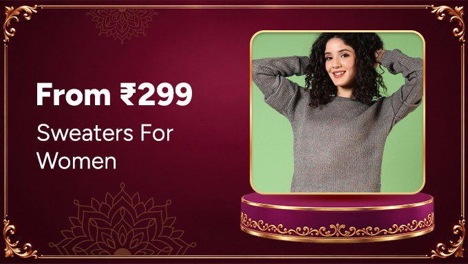 Women's Sweaters Starting at ₹299 | Winter Wear Collection